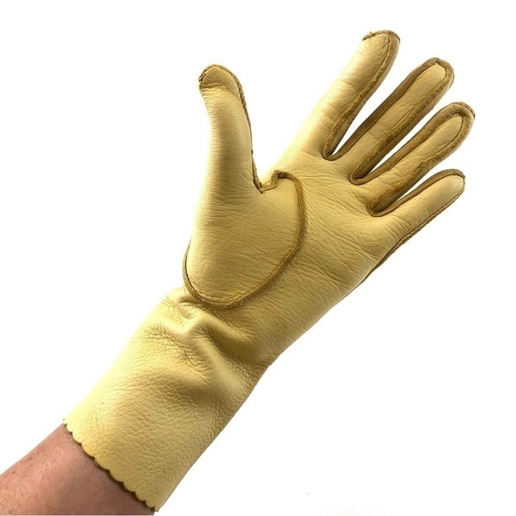 BUTTERCREAM leather gloves Small - Picture 2 of 8